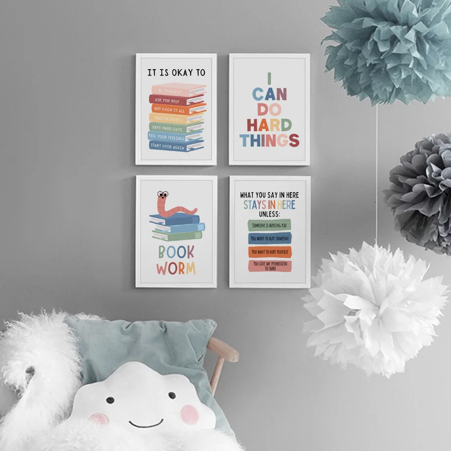 Kids Education Motivation - İngilizce Eğitim Temalı, Motive Edici Sözler