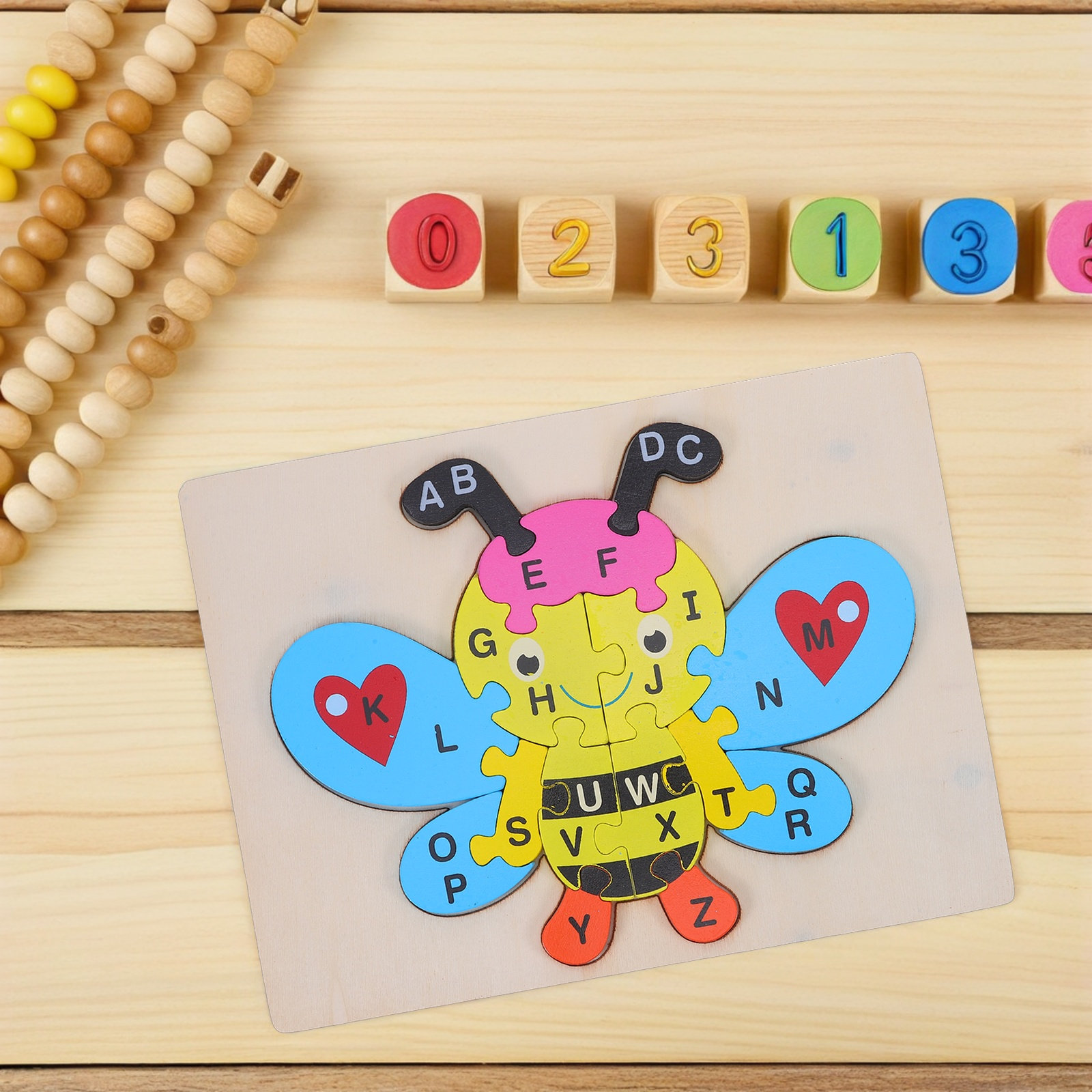 1 Adet Ahşap ABC Bulmaca, Arı  - Abc Kids Early Education incelemesi ve fiyatı